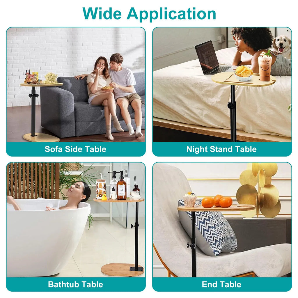 Liftable Freestanding - Bamboo Bath Tray - frans