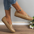Womens Flat Loafers In A Stylish Vintage Look - frans